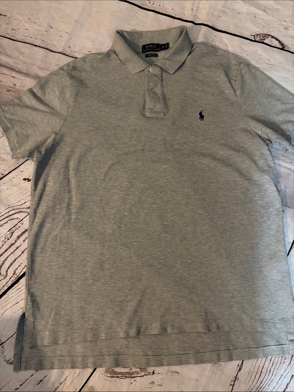 Polo by Ralph Lauren Men's Light Gray Classic Polo Shirt XL
